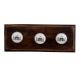 Tajmahal Flat Ceramic Wooden Hooks